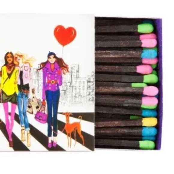 NEW RARE HENRI BENDEL IZAK PARTY RUNWAY GIRLS COLORFUL LONG MATCHESTICKS - Picture 2 of 6